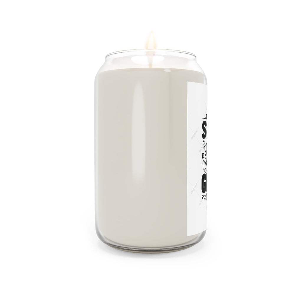 Saved By His Grace Scented Soy Candle — 13.75 oz (Christian Faith Gift)